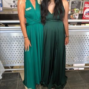 Dark green Maxi Dress Universal